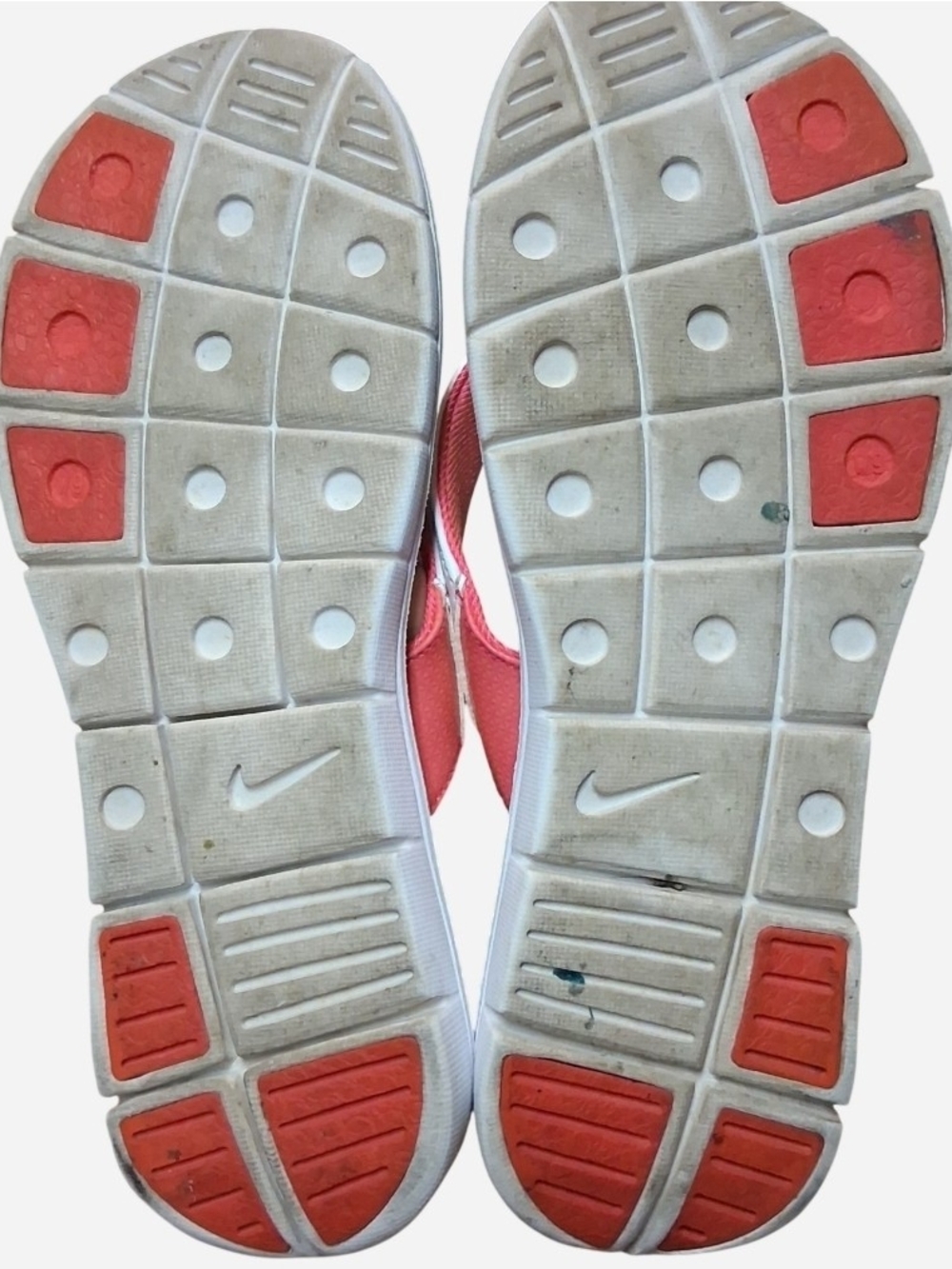 Nike Teal & Coral Flip Flop Comfort Bed Sandals - Picture 7 of 7